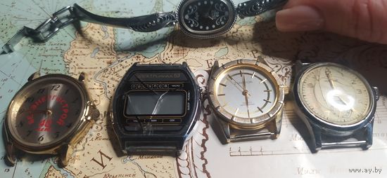 Часы сборный лот 5 шт.