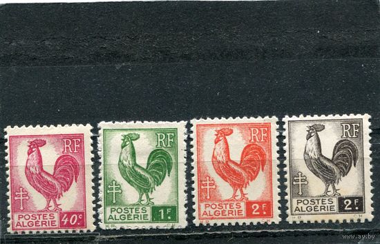 Французский Алжир. Стандарт. Символ страны. Галльский петух