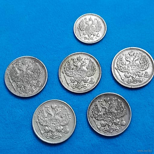 РИ (6шт..) монеты  одним лотом! Состояние UNC.Расспродажа!