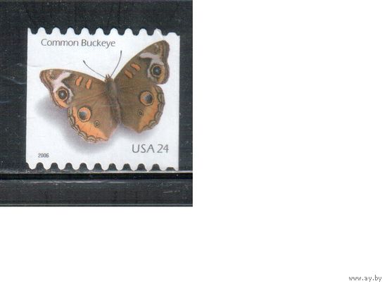 США-2006 (Мих.4051 ВС) , * (без клея), Стандарт, Фауна, Бабочки  (одиночка)