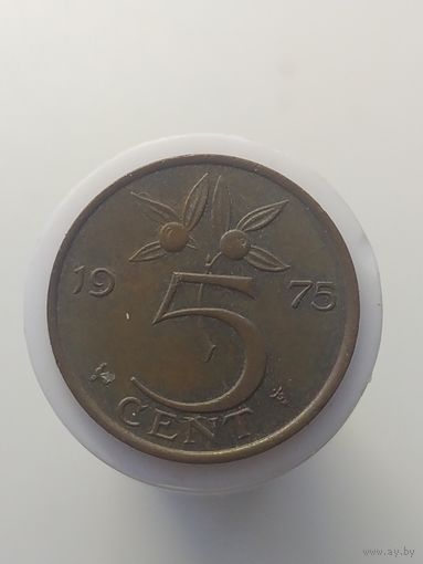 5 центов Нидерланды 1975 год  лот 43