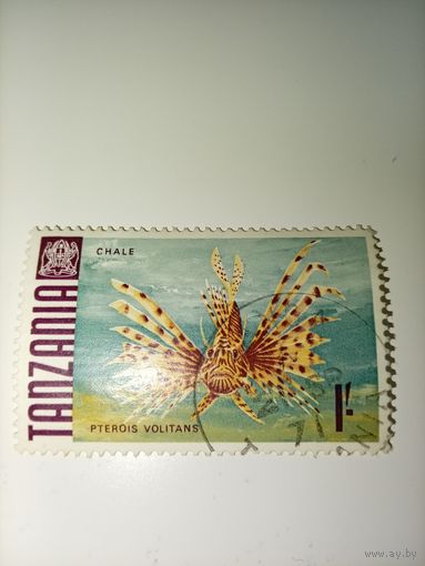Танзания 1967 год Pterois volitans