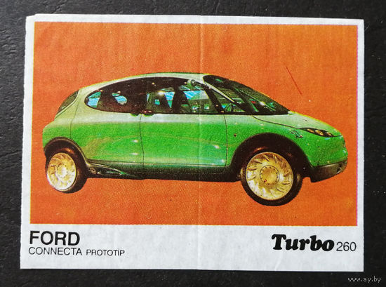 Вкладыш от жвачки TURBO 260 #0022-J01P12
