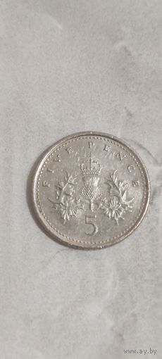 Великобритания 5 пенсе 2006