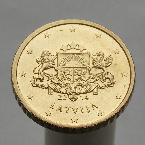 Латвия 50 евроцентов 2014