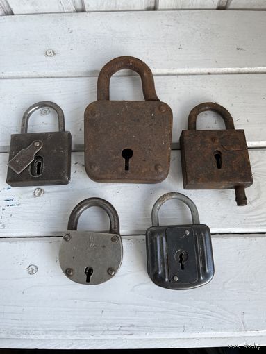Замки навесные, 5 шт.