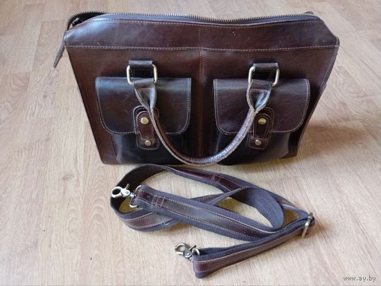 Портфель сумка мужской натуральная кожа