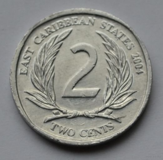 Восточные Карибы, 2 цента 2004 г.