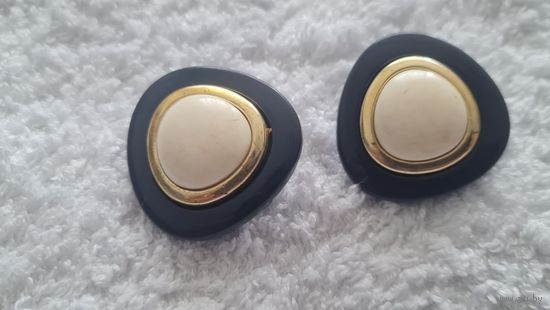 Винтажные серьги 1980е