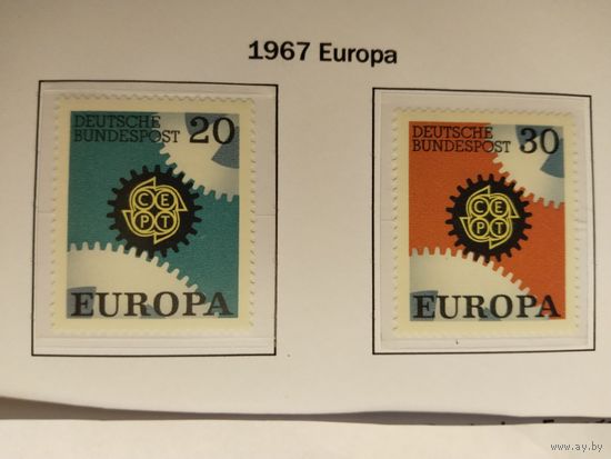 ФРГ  1967 2м