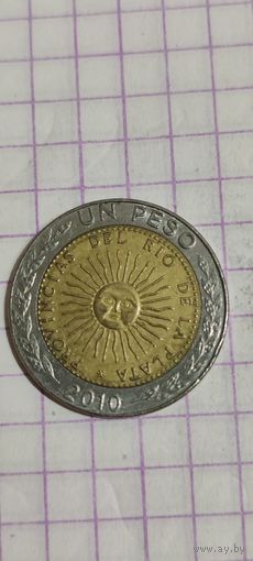 Аргентина 1 песо 2010