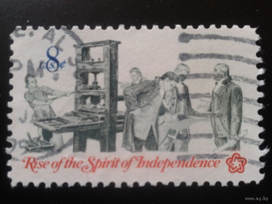 США 1973 печатный станок