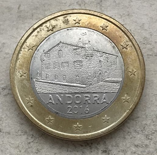 Андорра 1 евро 2016 - Каса-де-ла-Валь, Здание Генерального совета (2)