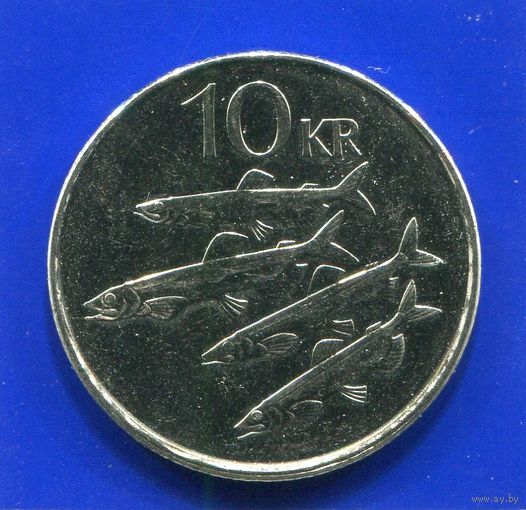 Исландия 10 крон 2004 UNC