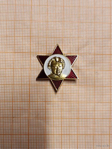 Значок октябренок для Еврейской Автономной области. реплика.