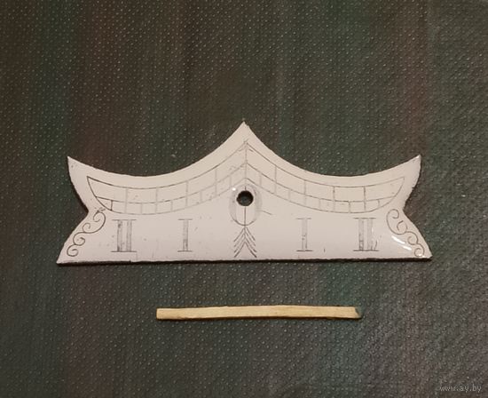 Шкала хода (шкала биений)  для антикварных настенных часов типа "венский регулятор"