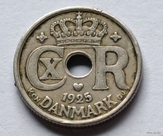 Дания.  10 оре 1925 года.