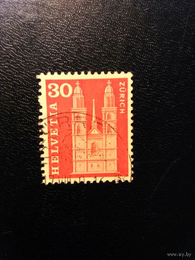 Марки Швейцарии. Цюрих. Архитектура. Стандарт.