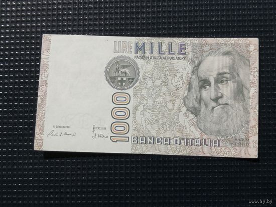 Италия 1000 лир 1982