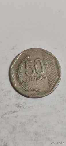 Перу 50 сентимос 2014