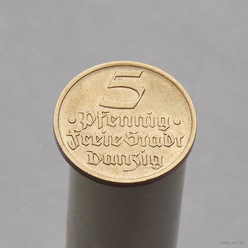 Польша вольный город Гданьск 5 пфеннигов 1932
