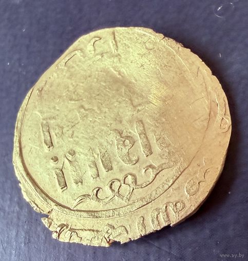 Золотой Динар. 1227-1232 года (AH 624-629) Великая Монгольская империя (правление Угедея) (Времён Золотой Орды). ЗОЛОТО. Без МЦ