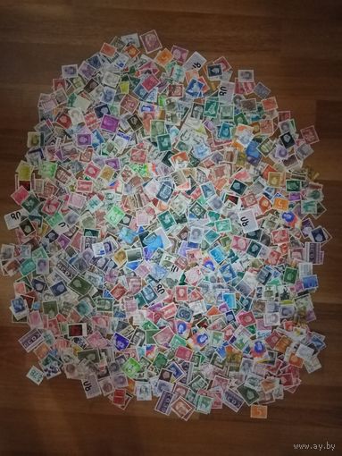 1000 марок стран мира (1,7 коп за марку)