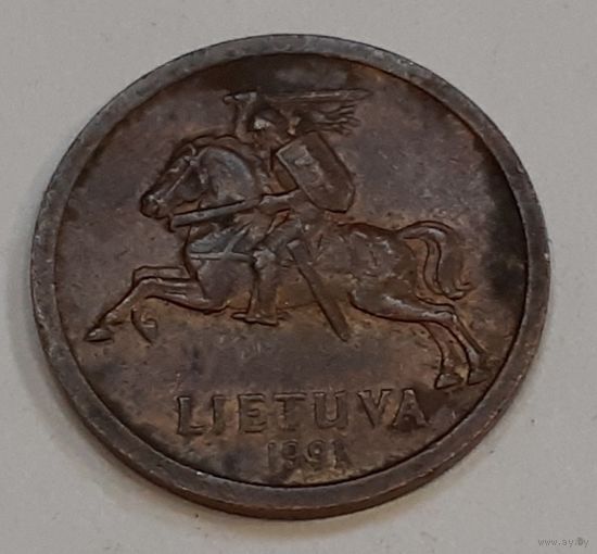 Литва 10 центов, 1991 (3-5-67)
