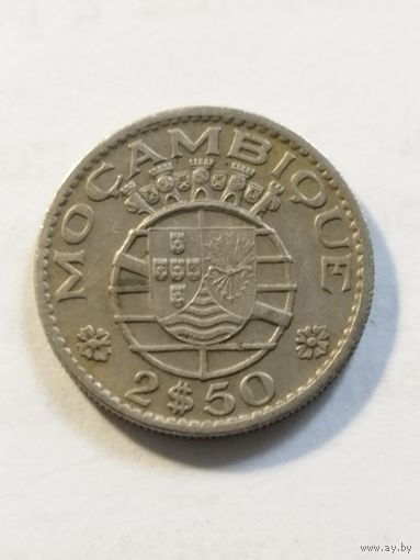 Португальский Мозамбик 2,5 эскудо 1965
