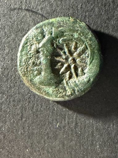 Боспор пантикапей с надчеканом. (27)