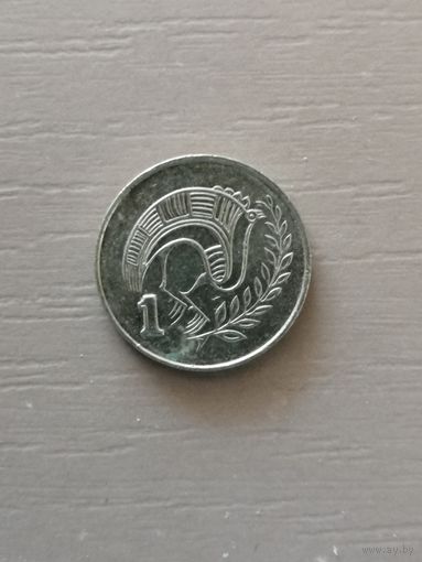 Кипр 1 цент, 2004 год, KM# 53.3