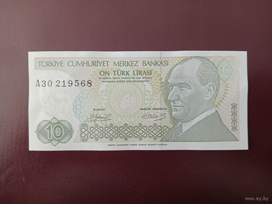 Турция 10 Лир 1979 UNС