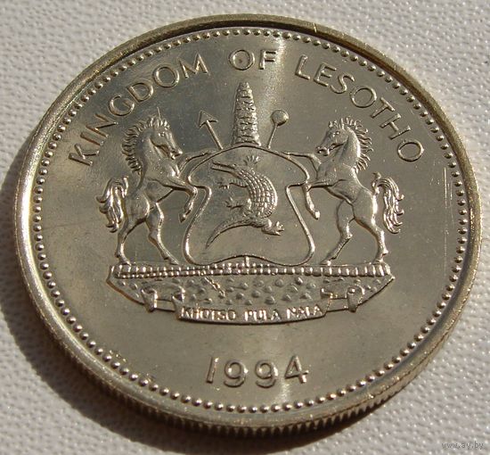 Лесото. 5 лисенте 1994 год  KM#56  Редкая!!!