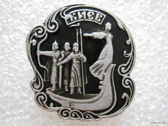 Киев, ладья, князья основатели.