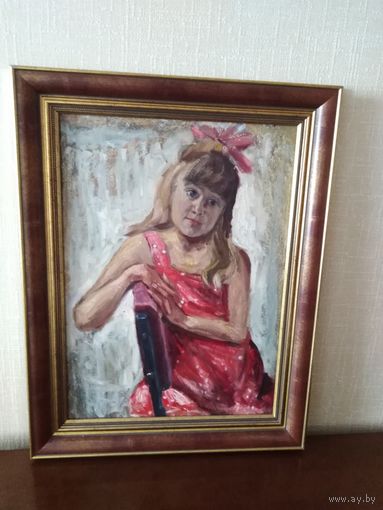 Крохолев П.С. "Девочка в красном"