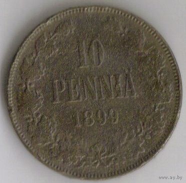 10 пенни 1899 год _состояние VF