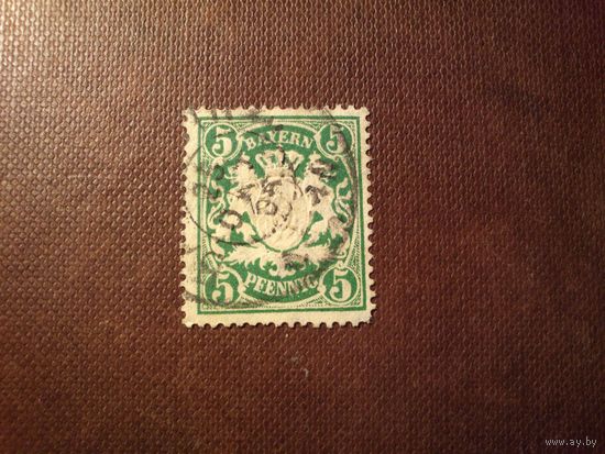 Германия  1881-1890 гг.Герб Баварии ./25а/