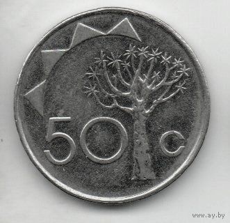 РЕСПУБЛИКА НАМИБИЯ 50 ЦЕНТОВ 2010. ДЕРЕВО