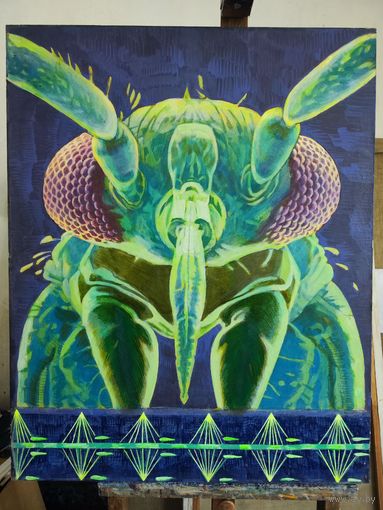 Картина ''Кардиограмма'' масло, холст Рабцевич И.В