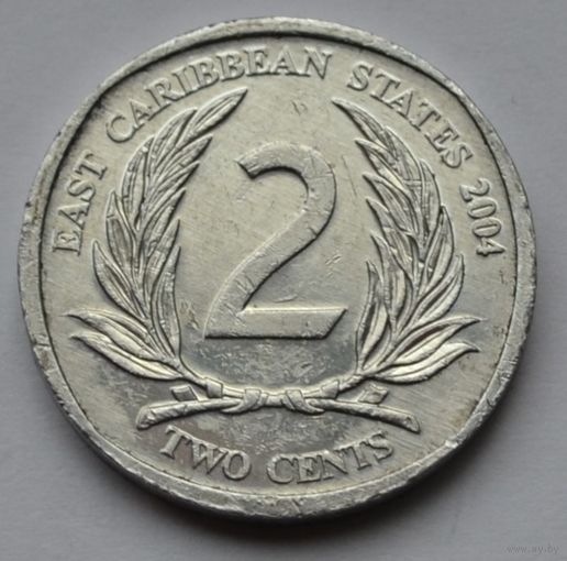 Восточные Карибы, 2 цента 2004 г.