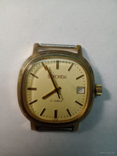 Наручные часы ПОЛЕТ 2614 позолоченные. USSR. Рабочие. Состояние!