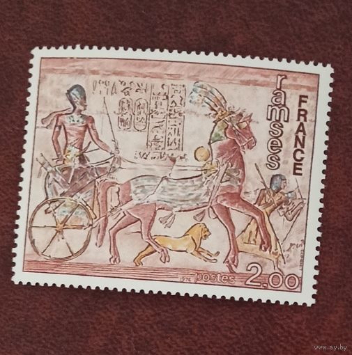 Франция**  искусство  фреска колесница Рамзеса  полная серия без наклеек и их следов