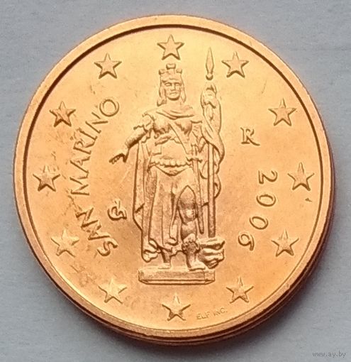 Сан-Марино 2 евроцента 2006 г.