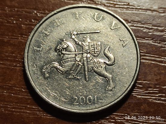 Литва 1 лит 2001