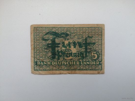 5 и 10 пфеннигов 1948