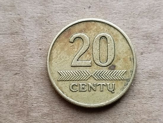 Литва 20 центов, 1997г. (D-107)