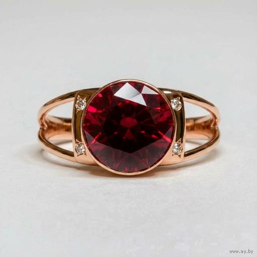 Перстень с натуральным камнем