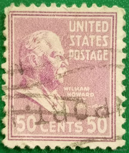 США 1938. 27-ый президент США Уильям Говард Тафт