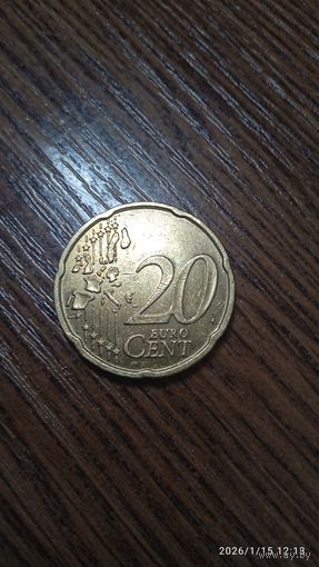 Германия 20 центов 2002 J м.д. Гамбург