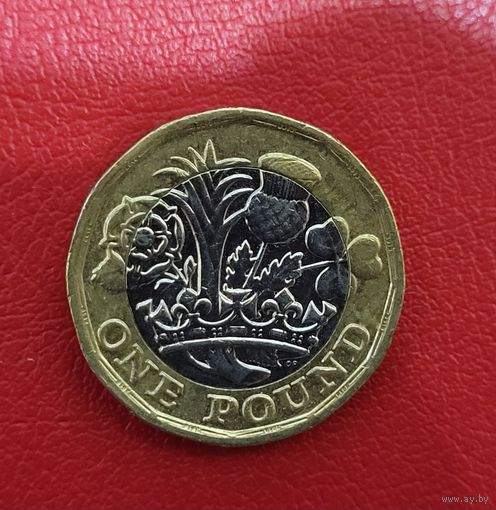 Великобритания 1 фунт 2016